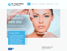 Tablet Screenshot of doctorpatane.com.ar